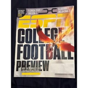 ESPN ~ COLLEGE FOOTBALL PREVIEW 2014  ~ Seminoles #1 Seed Pick ~ 08/18/2014